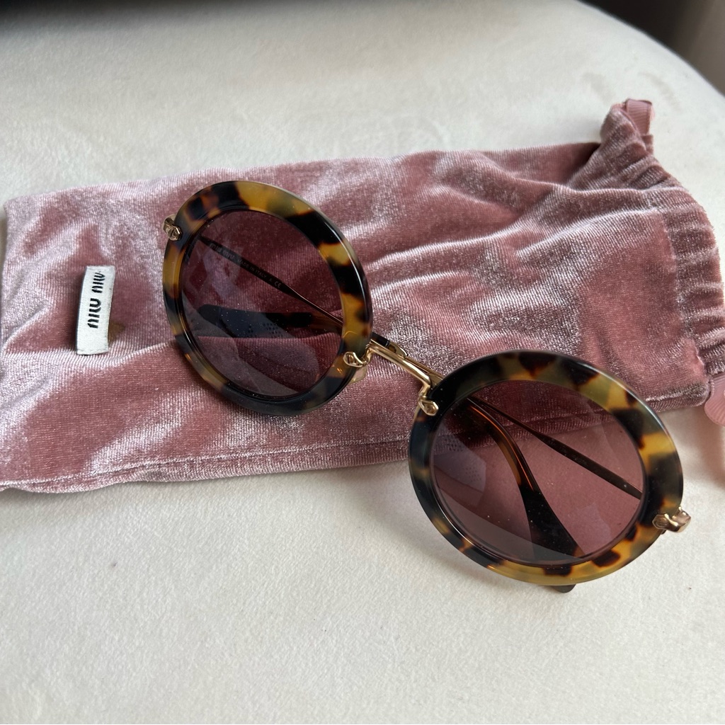 Miu Miu Tortoise Shell Sunglasses